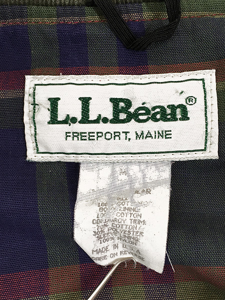 古着 90s USA製 LL Bean チェック ライナー 名作 ダック ハンティング カバーオール ジャケット M_画像7