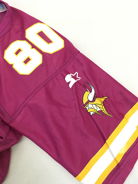 古着 90s NFL Minnesota Vikings バイキングス メッシュ フットボール Tシャツ XL位 古着_画像4