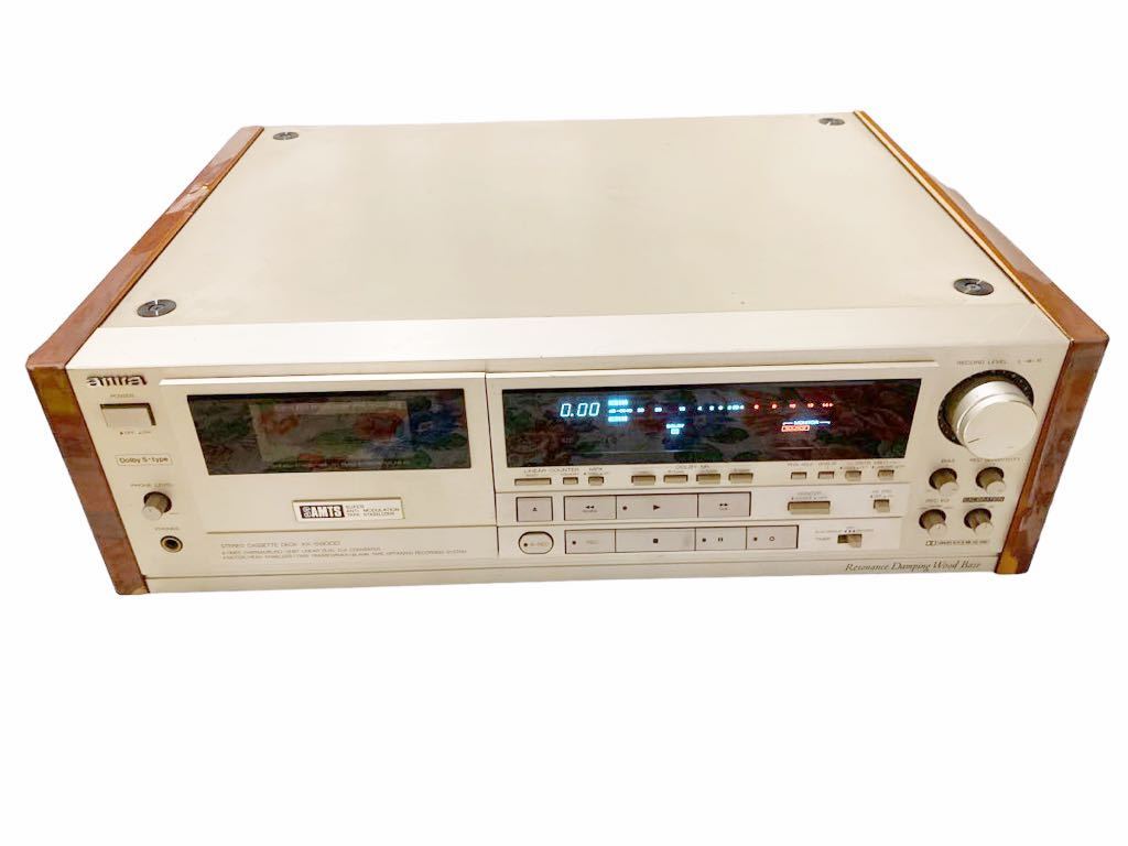 貴重 当時物 AIWA アイワ ステレオ カセットデッキ XK-S9000 STEREO CASSETTE DECK