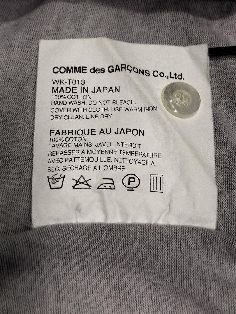 ジュンヤワタナベ コムデギャルソンマン 半袖ポロシャツ S SS(XS)程度 グレー AD2012 / JUNYA WATANABE COMME des GARCONS MAN Tシャツ _画像7