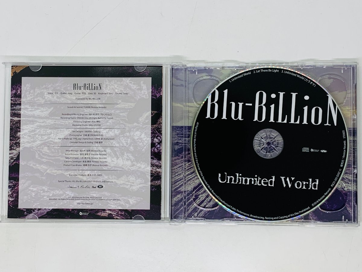 即決CD+DVD Blu-BiLLioN Unlimited World 初回盤B 帯付き L03_画像3