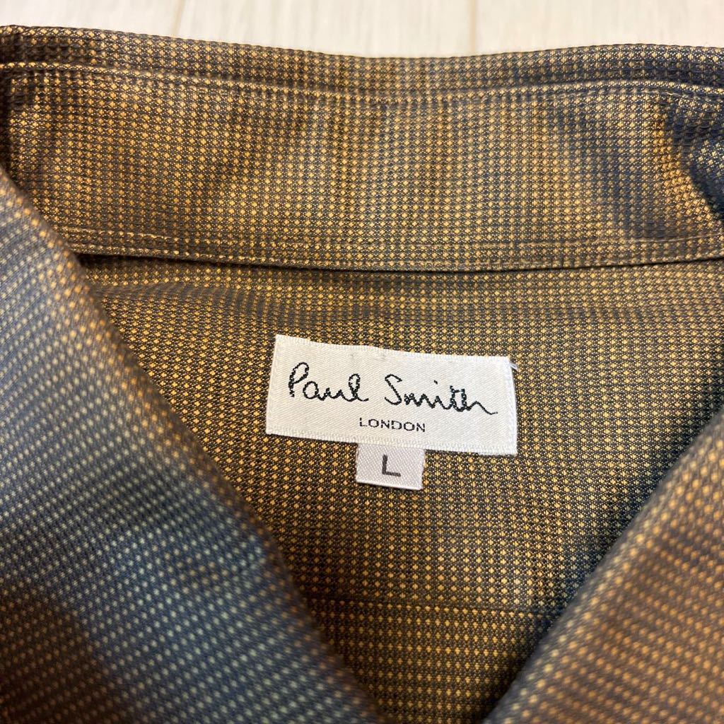 Paul Smith LONDON ポールスミス 総柄 ドット 長袖シャツ_画像4