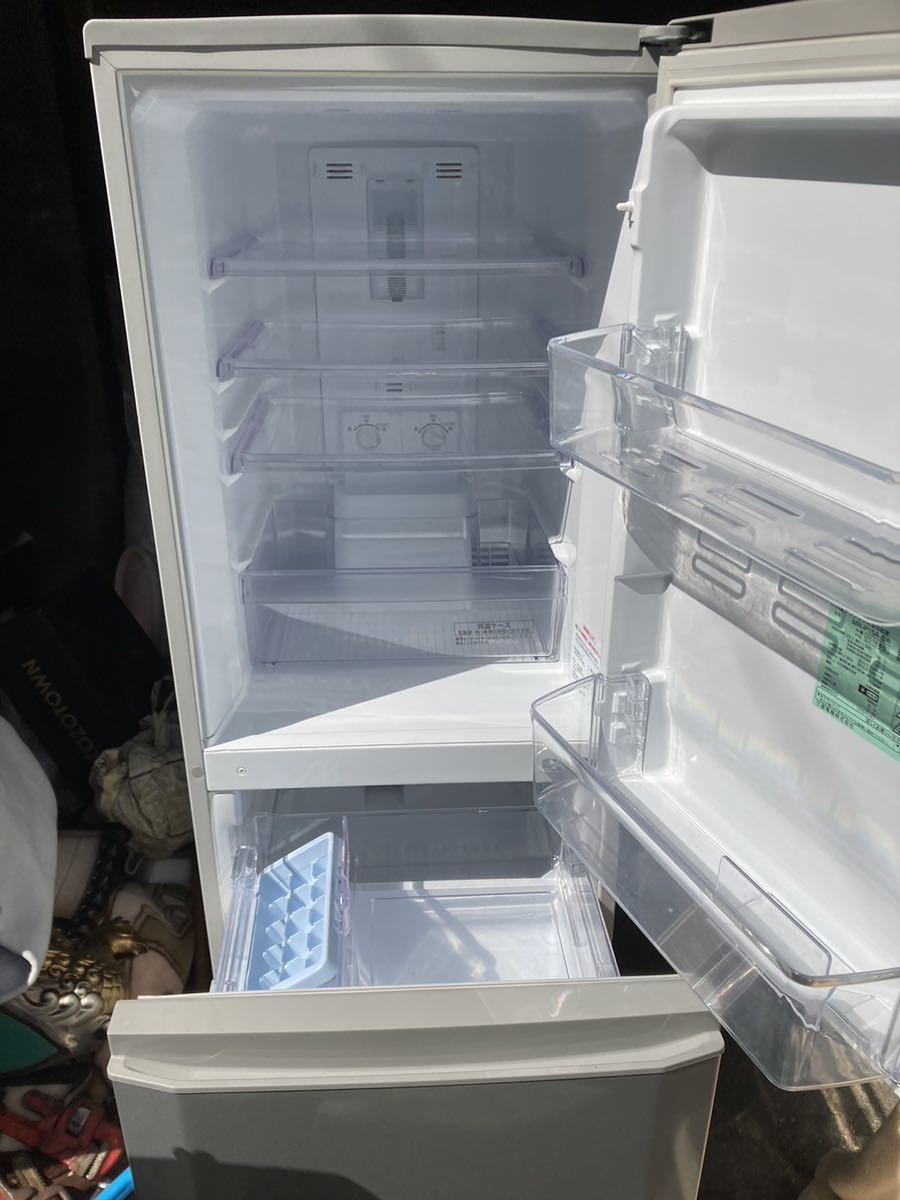 ブランド雑貨総合 三菱 ノンフロン冷凍冷蔵庫 MR-P15A-S 殺菌消毒済み