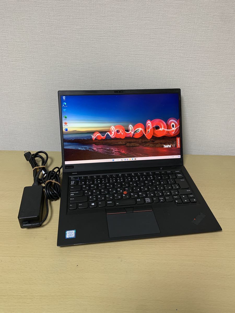 Lenovo Thinkpad X1 carbon 6th Gen 2018 i5-8250U 8G メモリ256G SSD