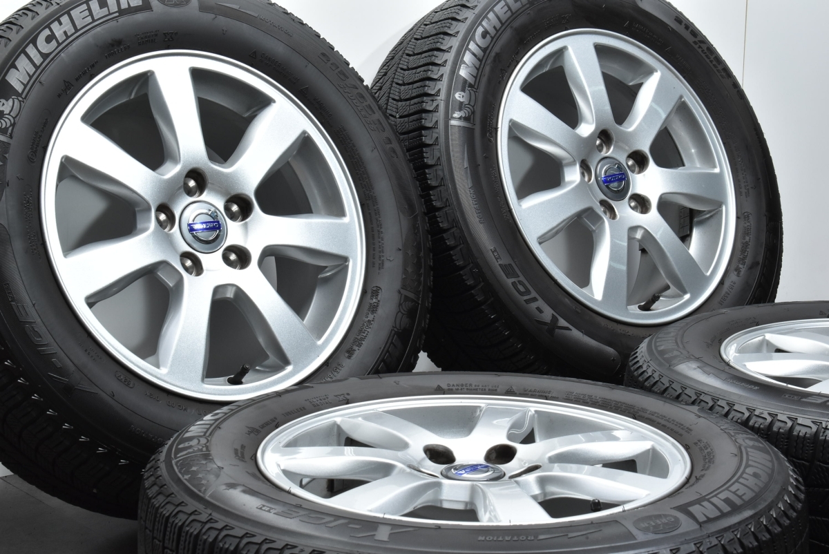 【オプション品】ボルボ 純正OP Oden オーディン 16in 7J +50 PCD108 ミシュラン X-ICE XI3 215/65R16 V60 V70 XC70 31200601 31381194_画像2