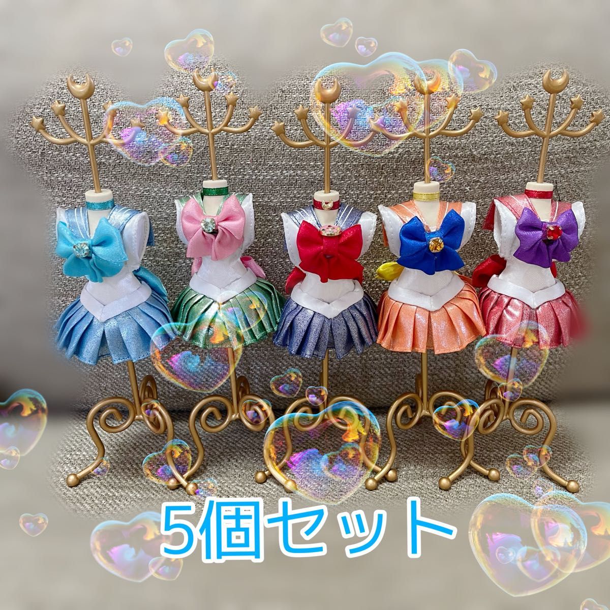 セーラームーン アクセサリースタンド 5点セット インテリア セーラームーン アクセサリースタンド 5点セット インテリア