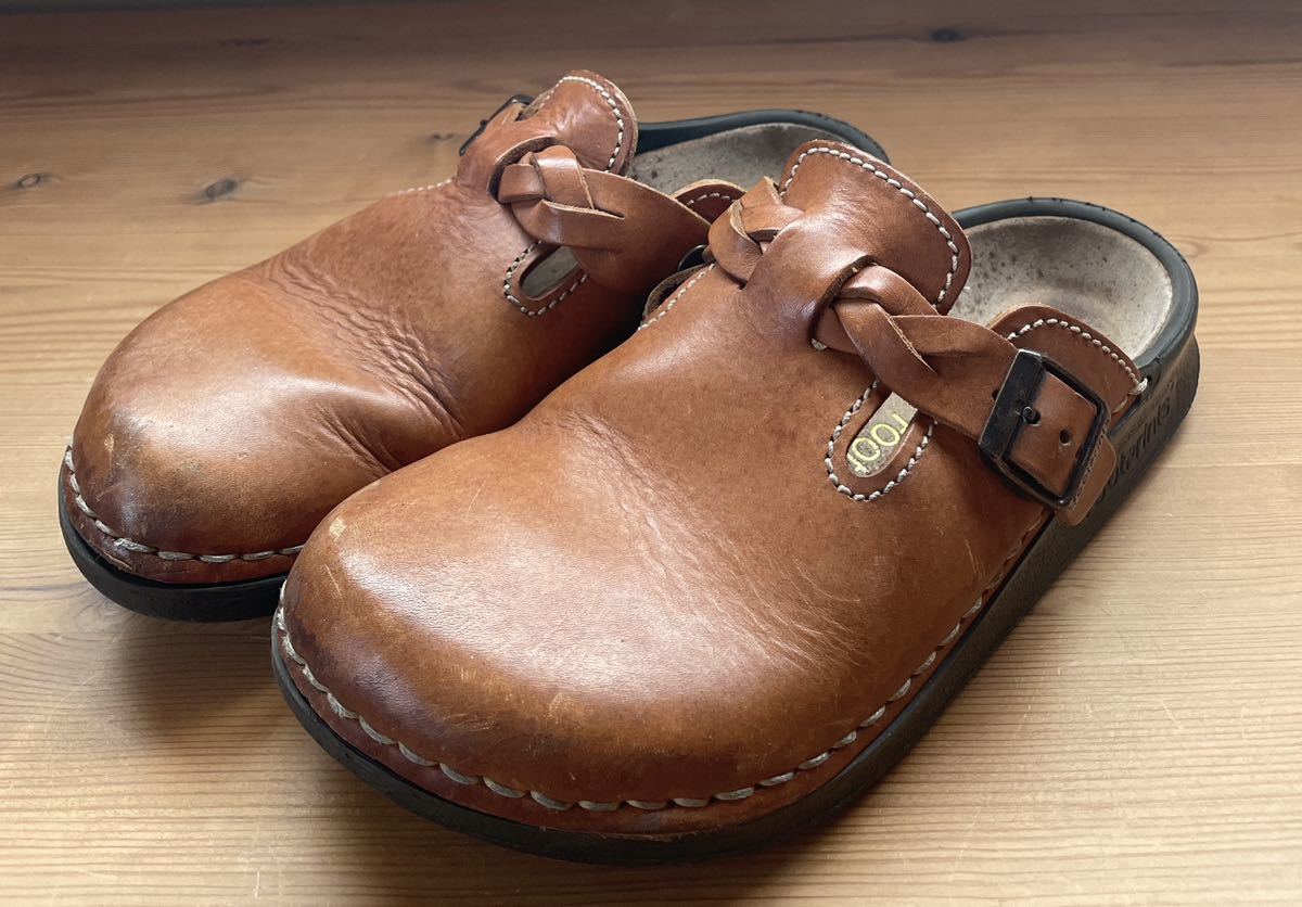 BIRKENSTOCK ビルケンシュトック Footprints フットプリンツ 38 ナロー幅（幅狭) 24.5cm キャメル