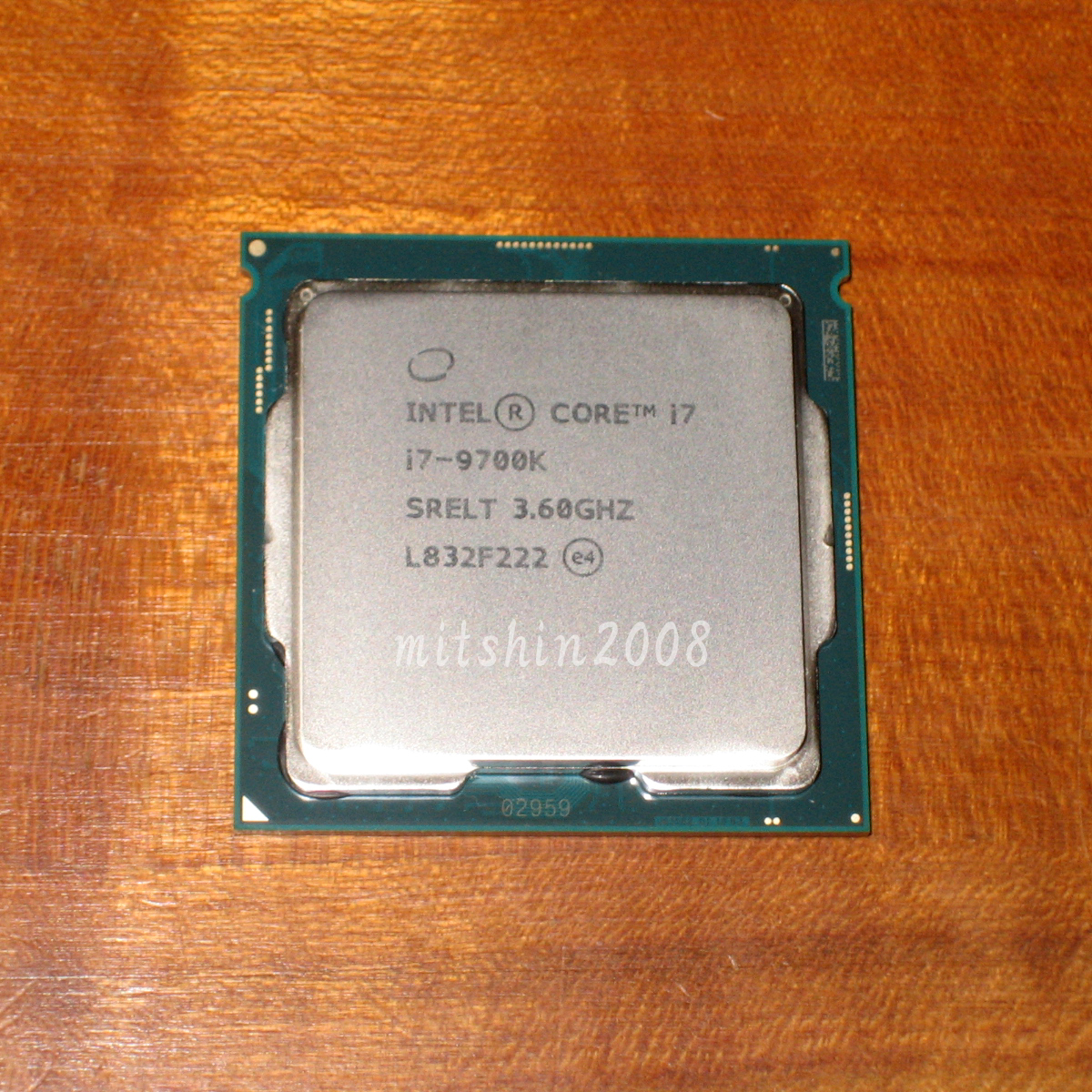 すので Intel Core i7 9700K 3.6GHz(TB:最大4.9GHz) LGA1151