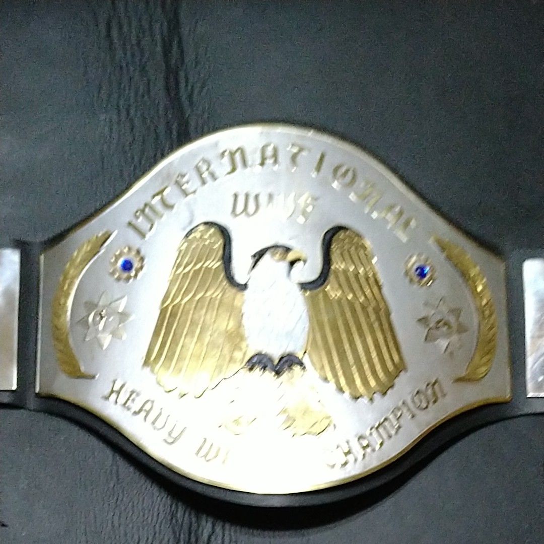 WWFインターナショナルヘビー級王座 チャンピオンベルト 藤波 長州