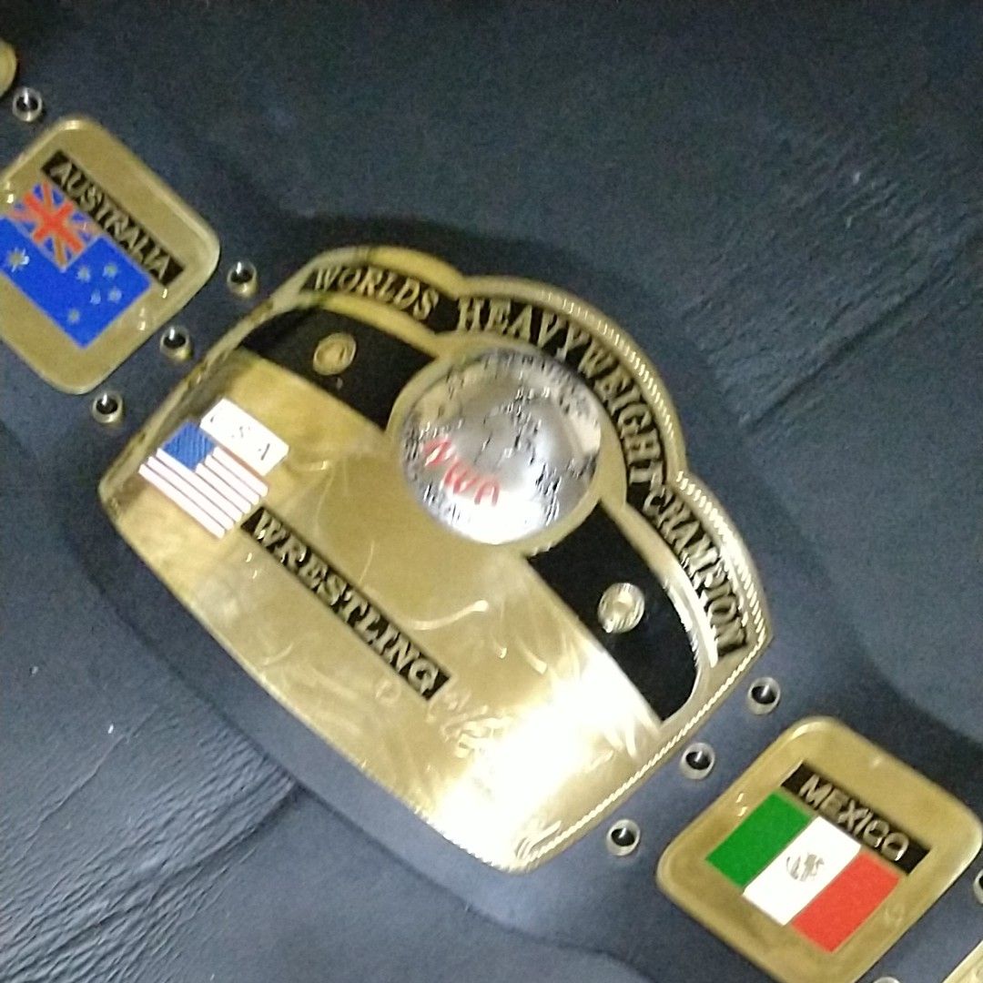 N NWA世界ヘビー級選手権王座　 チャンピオンベルト　ハーリーレイス