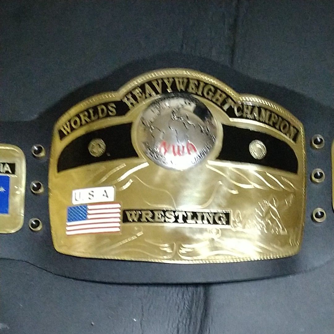 N NWA世界ヘビー級選手権王座　 チャンピオンベルト　ハーリーレイス