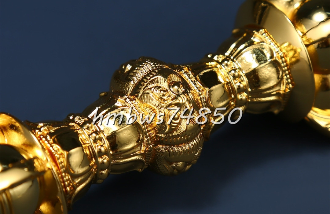 密教法具寺院仏具」極上品真言宗金剛杵宝珠杵仏教工芸品真鍮製 密教法具寺院仏具」極上品真言宗金剛杵宝珠杵仏教工芸品真鍮製
