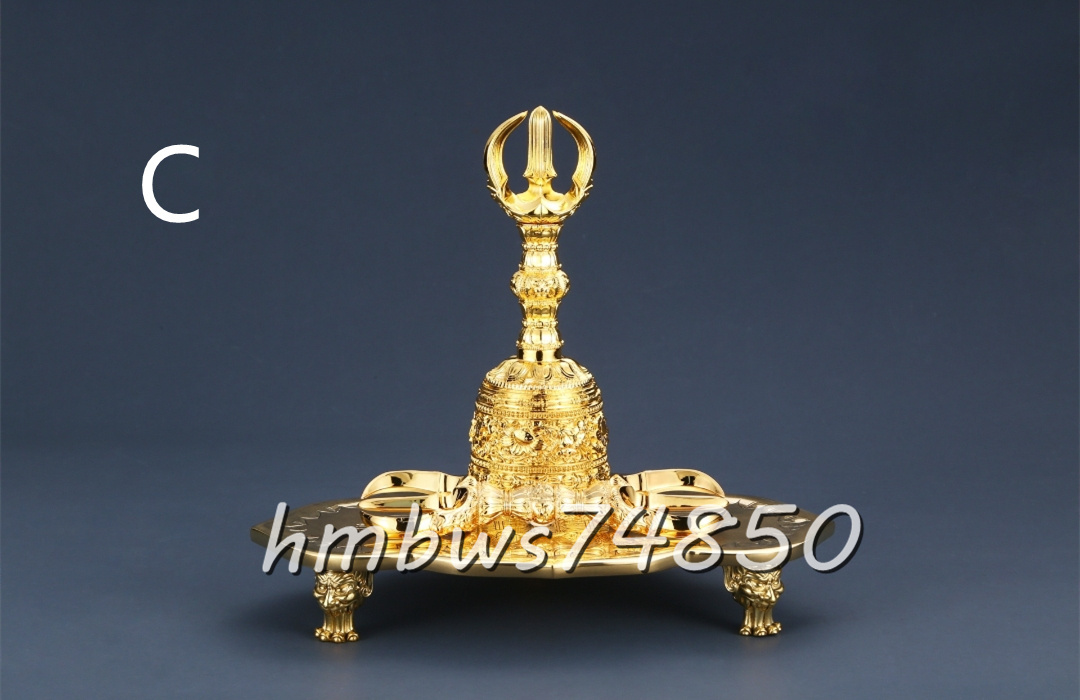 密教法具 寺院仏具」極上品 真言宗 宝珠杵/宝塔杵/塔鈴/宝珠鈴/ 密教法具 寺院仏具」極上品 真言宗 宝珠杵/宝塔杵/塔鈴/宝珠鈴/