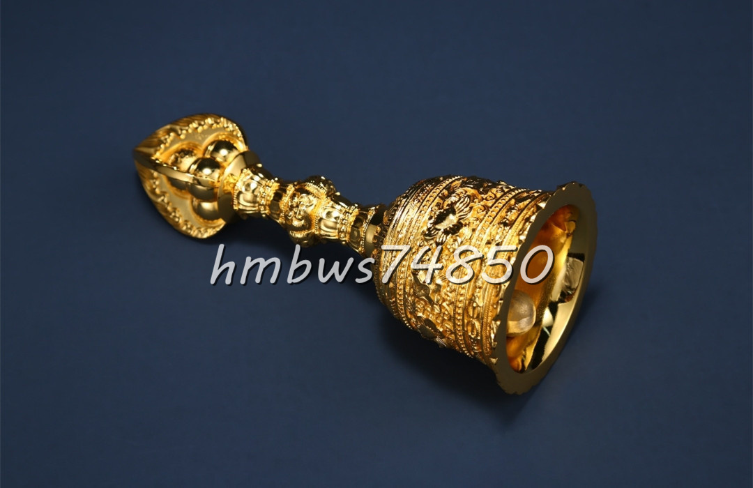 密教法具 寺院仏具」真言宗 宝珠鈴 金剛鈴 仏教工芸品 筋彫り 密教法具 寺院仏具」真言宗 宝珠鈴 金剛鈴 仏教工芸品 筋彫り