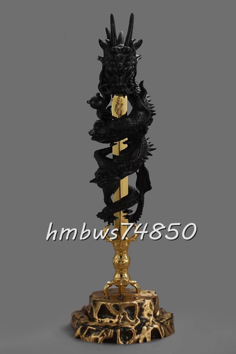 密教法具 寺院仏具」極上品 彩色倶利伽羅龍王 倶利伽羅剣 不動明王 三