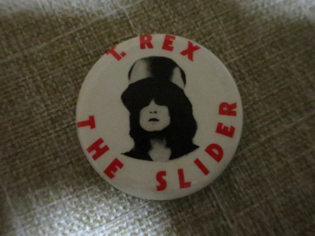 USA購入 ビンテージ ７０S ８０S T REX マークボラン Tレックス THE SLIDER ピンバッジ DEADSTOCK 新品 デッドストック ロックT バンドT