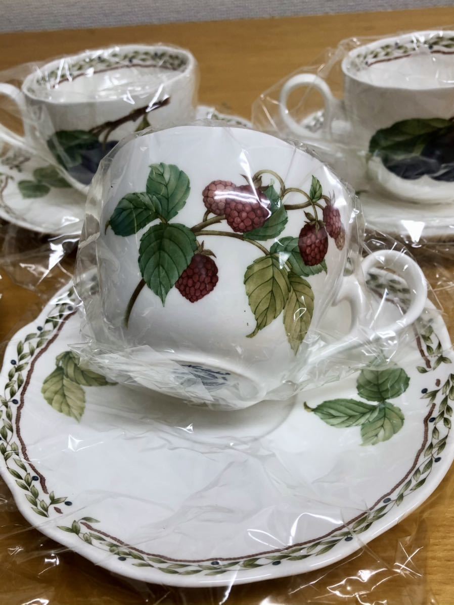 SALE★★おすすめ★★ Noritake Orchard Garden Cup & Saucer) ノリタケオーチャードガーデンコーヒー碗皿カップ＆ソーサー5客セット_画像6