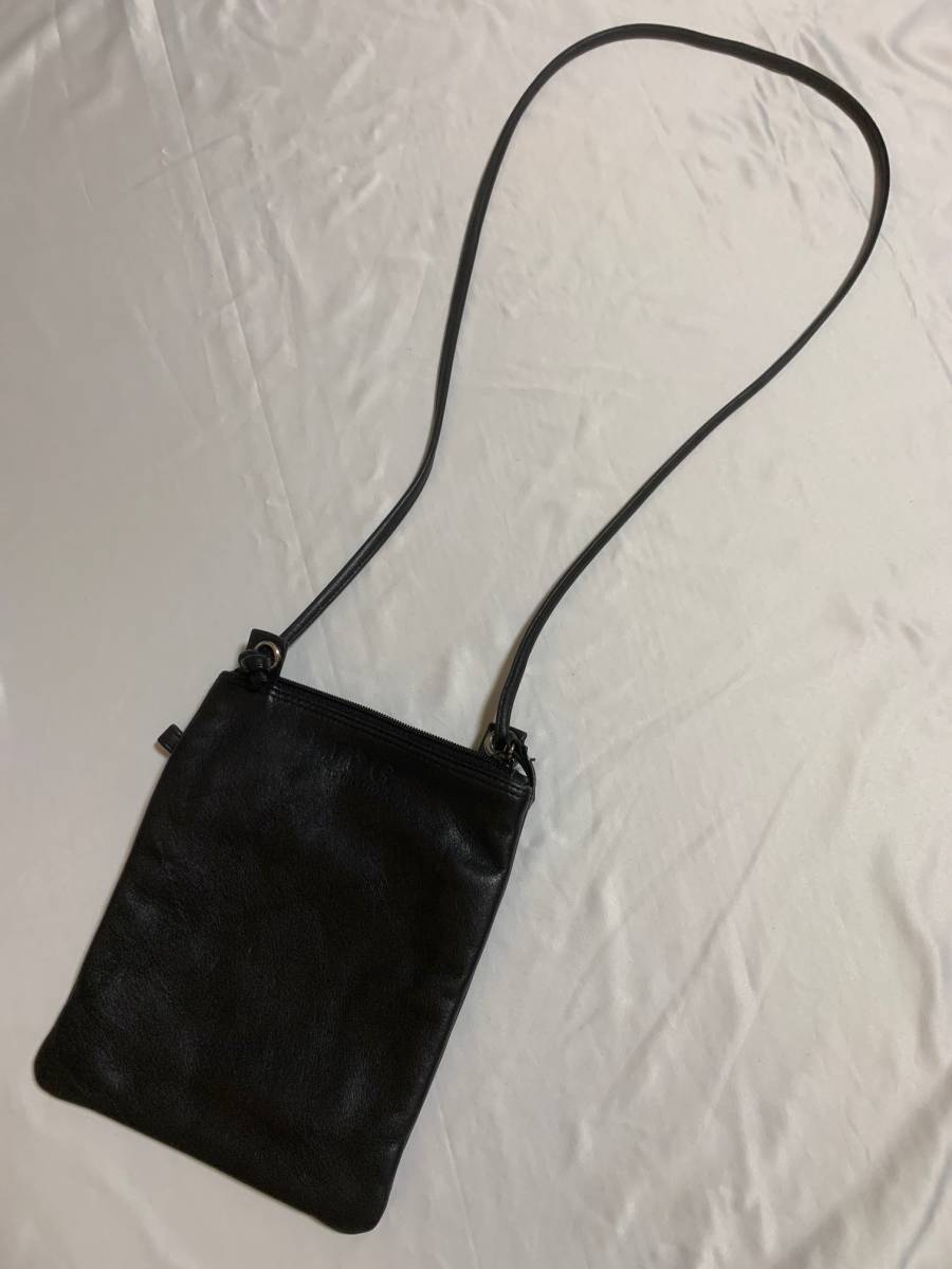 Jean Paul GAULTIER Jean-Paul Gaultier Gaultier pochette sakoshu shoulder bag black leather archive archive bag