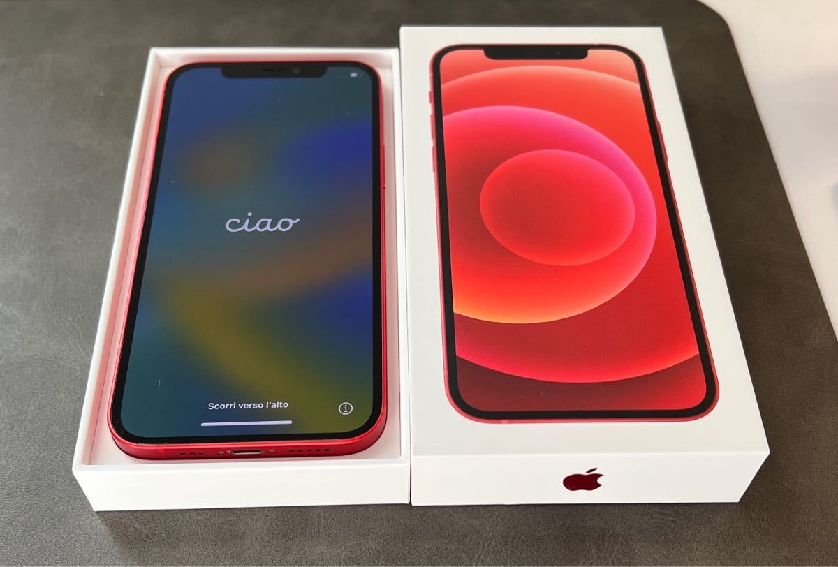 極美品】Apple iPhone12 RED 128GB バッテリー最大容量100% pad10.com