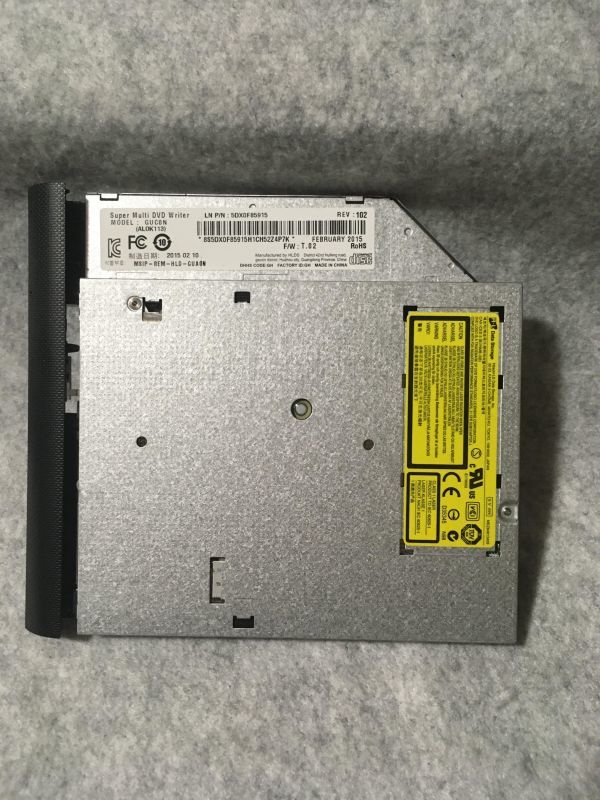 日立LGデータストレージ SuperマルチDVDライター GUC0N （Lenoco G50-30取外品）_画像1