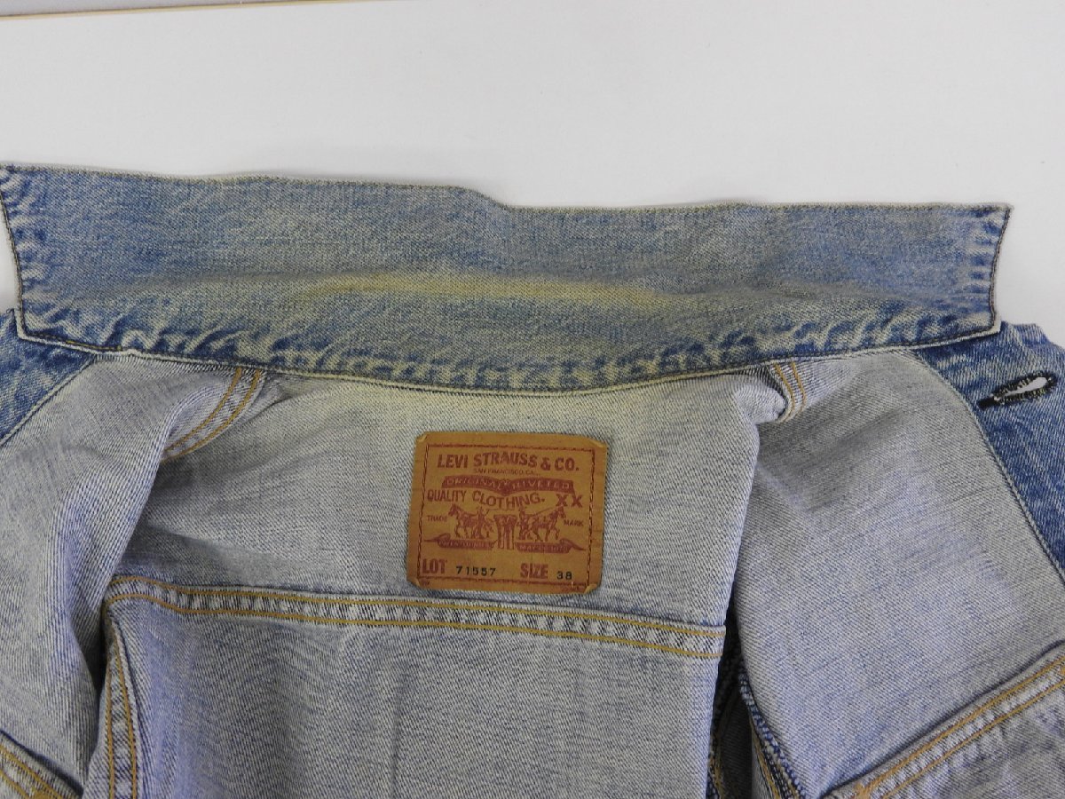 Levi's　デニムジャケット　71557-0206 ビッグE 38サイズ_画像8