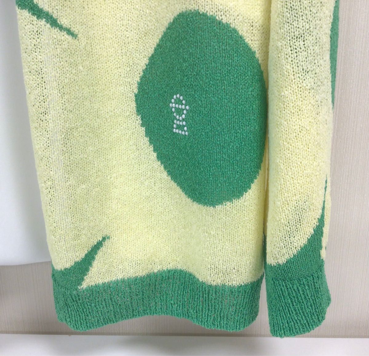 メール便可 2セットまで ピッコーネ スタジオ カーディガン 黄色