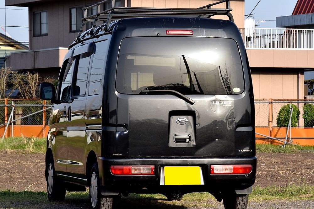 [ cruise turbo ]H20 Hijet Cargo / high roof / inspection 2 year attaching /ETC/ roof rack /T chain /PW/ keyless / rare color / AT /4NO light cargo / land transportation possible 