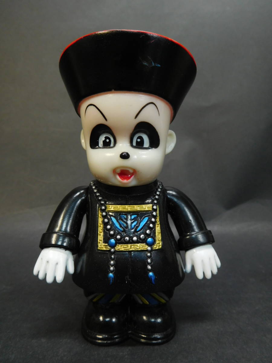 キョンシー ソフトビニール人形 霊幻道士 1988年製造販売 フィギュア高:約11cm 日本製 バンダイ 中古品 レア 絶版