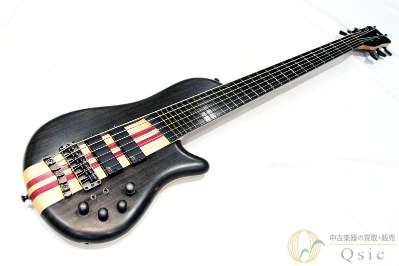 [ ultimate beautiful goods ] Warwick CS Mastar Built Thumb Bass Single Cut 6stma car sa- ebony top [NJ213]