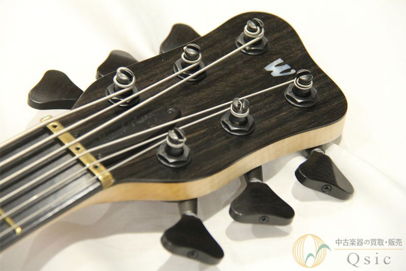 [ ultimate beautiful goods ] Warwick CS Mastar Built Thumb Bass Single Cut 6stma car sa- ebony top [NJ213]