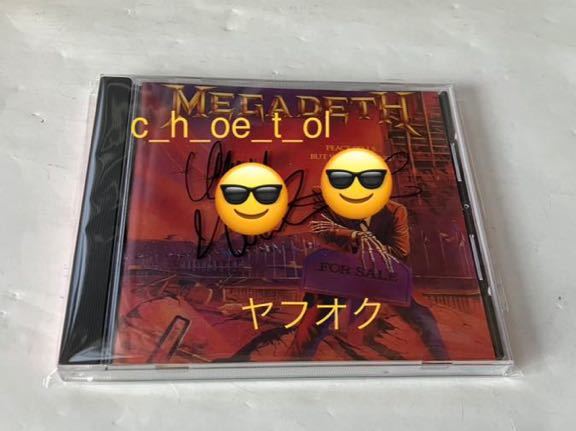 直筆サイン メガデス MEGADETH CD デイヴ ムステイン デイブ ムステイン_画像1