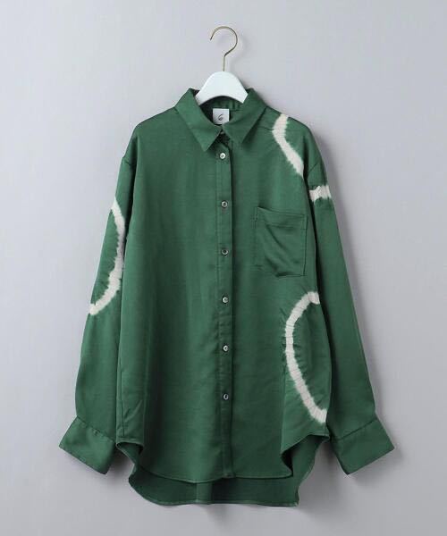6(ROKU)>SATIN SIBORI SHIRT/シャツ サテンシャツ しぼり 長袖 6(ROKU)>SATIN SIBORI SHIRT/シャツ サテンシャツ しぼり 長袖