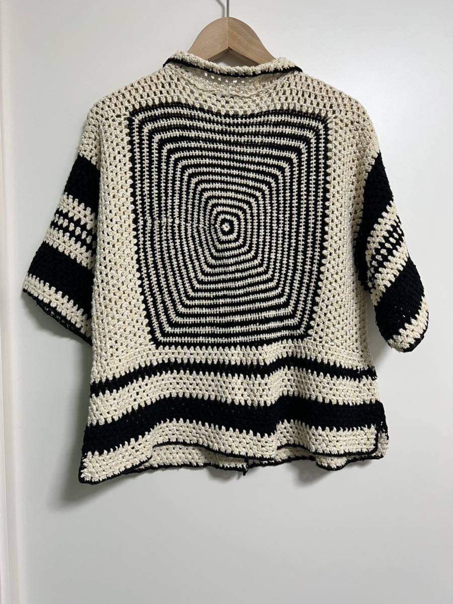 MAISON SPECIAL メゾンスペシャル ハンドクロシェニットシャツ ニット
