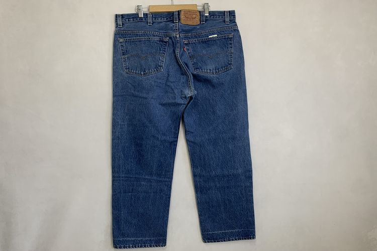 gdo regular!!90s Vintage USA made Levis Levi's 501 button fly all cotton Denim pants W40 indigo American Casual Street nr906