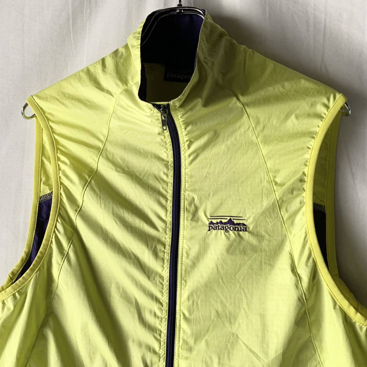 廃番 生産終了 DEAD STOCK 01年製 SP01 patagonia パタゴニア VELOCITY O2 VEST-SPECIAL ベロシティ ナイロン ベスト M ヴィンテージ OLD_画像2