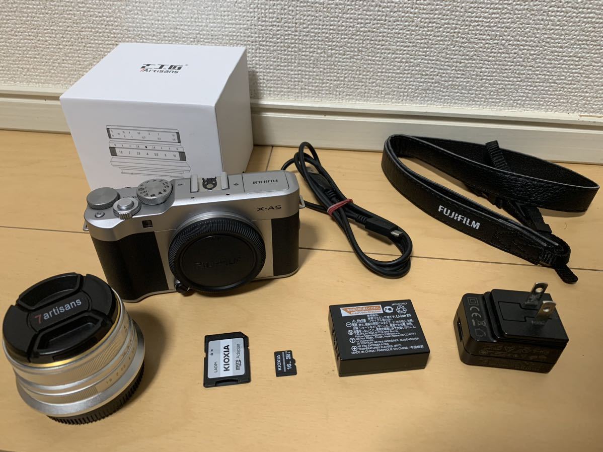けます FUJIFILM X-A5 ボディ シルバー 富士フイルム +オマケ付き