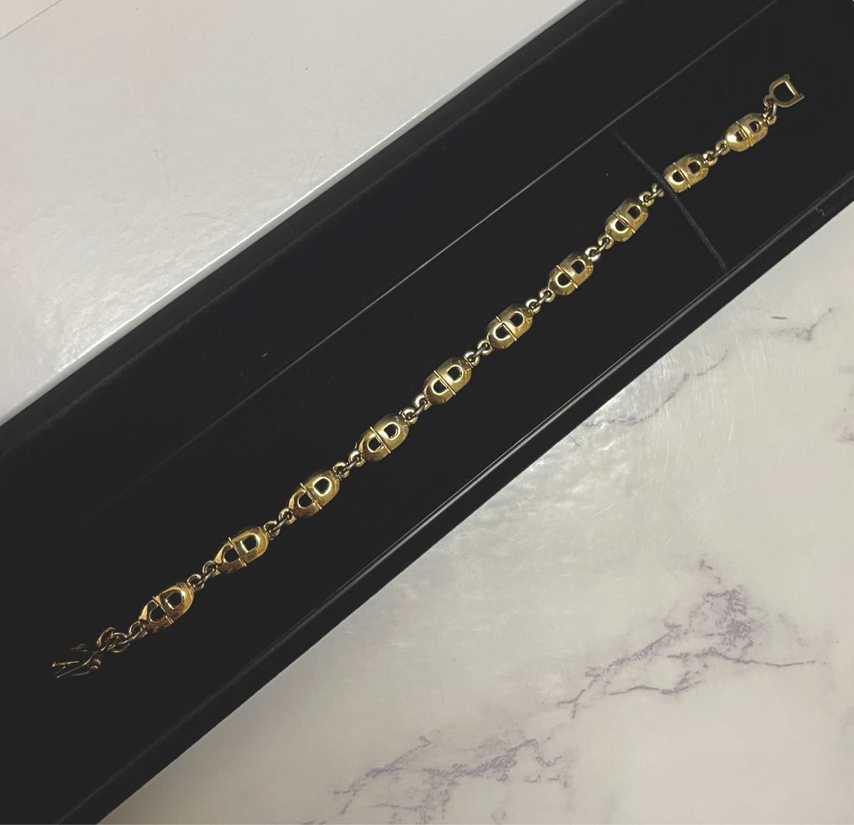 クリスチャン ディオール Dior CD ロゴ チェーン ブレスレット クリスチャン ディオール Dior CD ロゴ チェーン ブレスレット