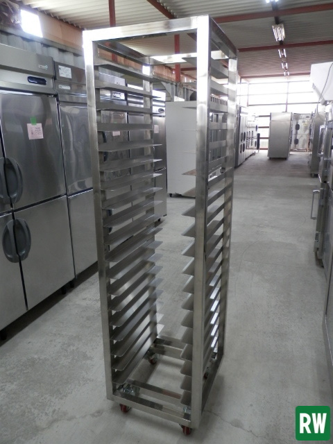 ラックカート/パンラック SUS304 PR19 W490×D550×H1780mm 縦差し ラックカート/パンラック SUS304 PR19 W490×D550×H1780mm 縦差し