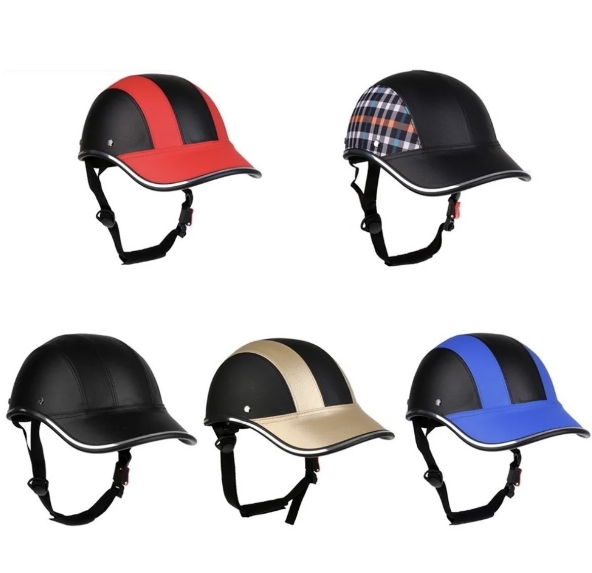 【ブルー】自転車用 ヘルメット 野球帽タイプ サイクリング バイク ヘルメット ロードバイク 調整可能 ユニセックス_画像5