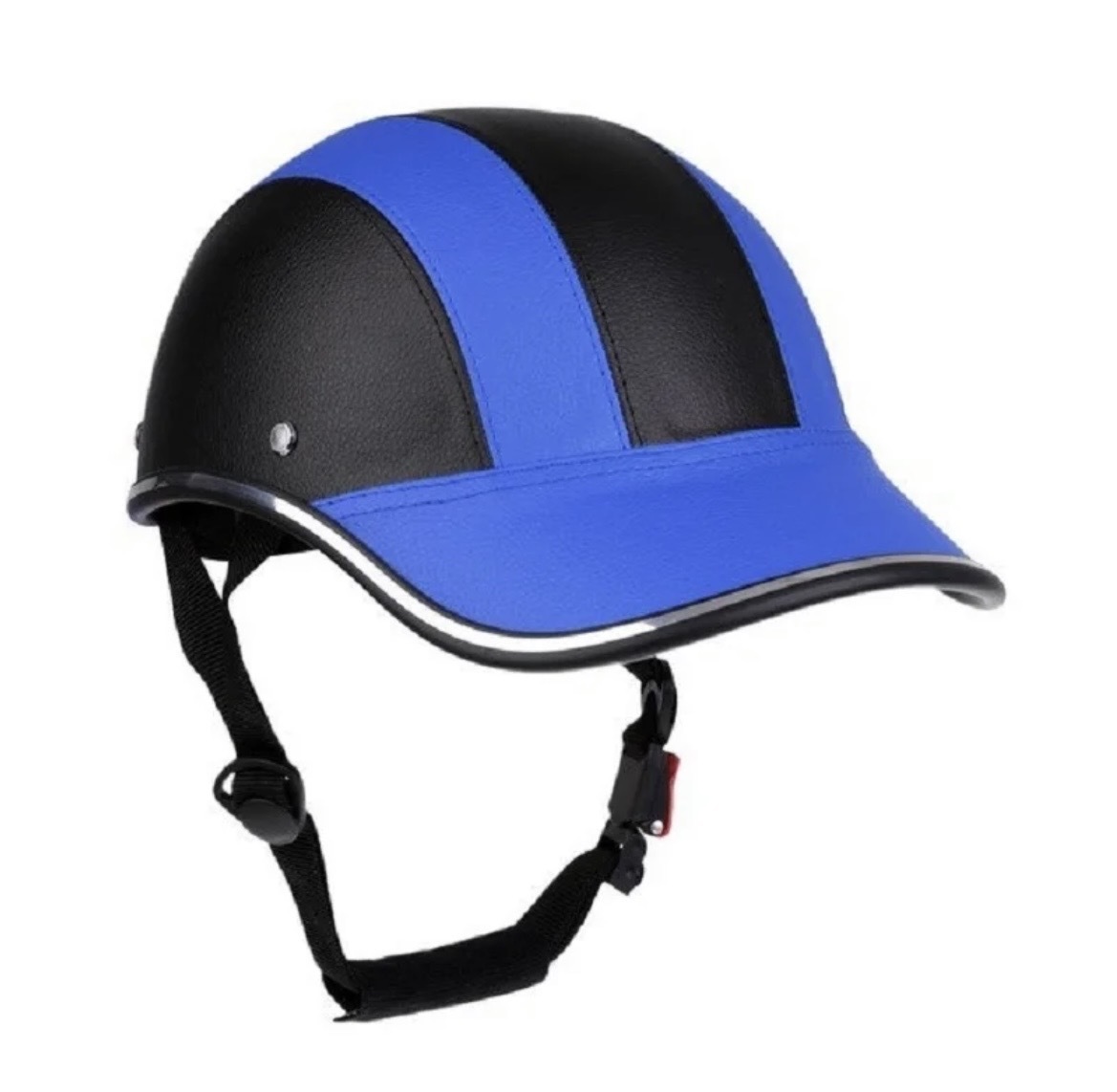 【ブルー】自転車用 ヘルメット 野球帽タイプ サイクリング バイク ヘルメット ロードバイク 調整可能 ユニセックス