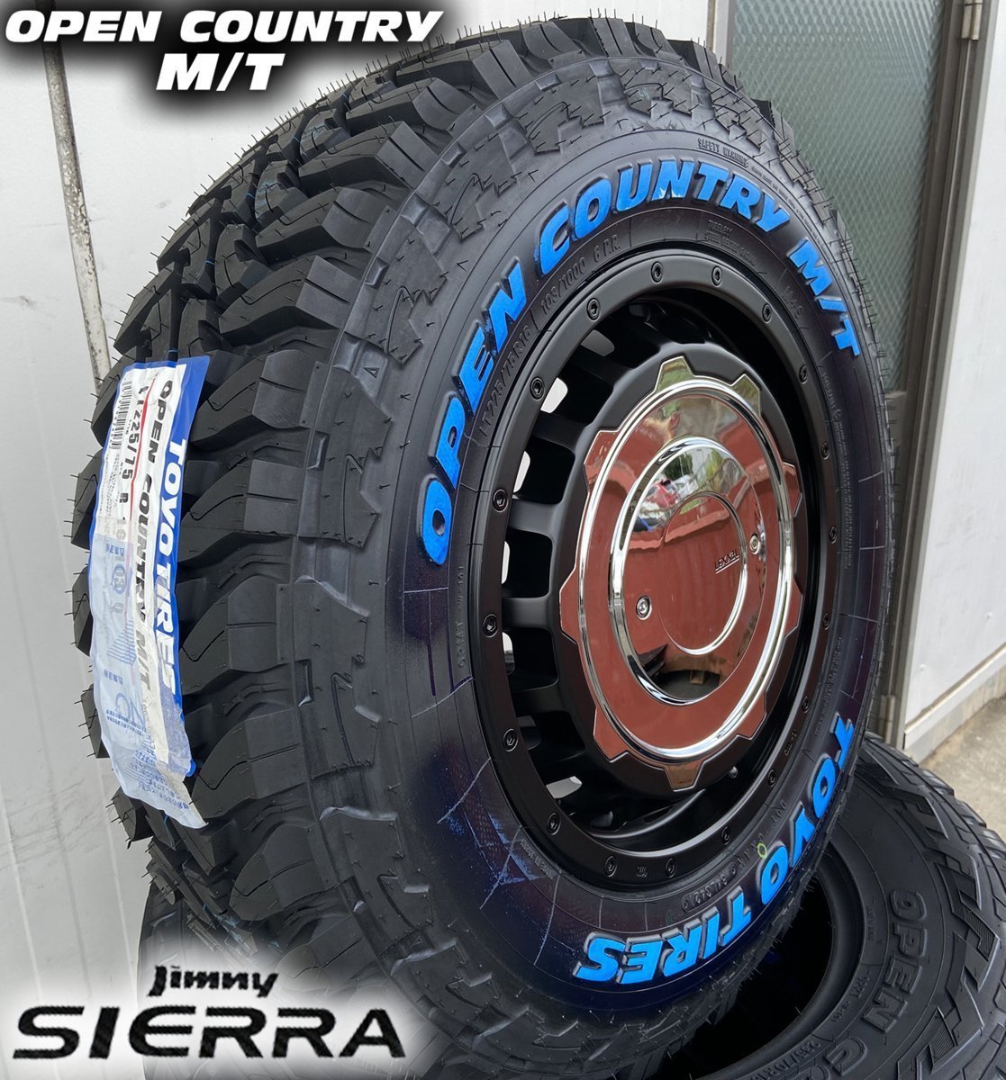 新品タイヤホイール ジムニー シエラ JB74W LEXXEL SwaGGer Old style トーヨーオープンカントリーMT 225/75R16 タイヤホイール 16インチ_画像6