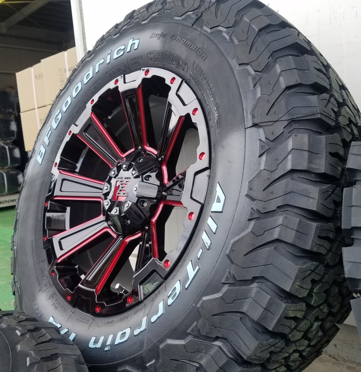 LEXXEL DeathRock サーフ プラド ハイラックス H3 FJ 17インチ BF グッドリッチ オールテレーン KO2 265/65R17 265/70R17 285/70R17