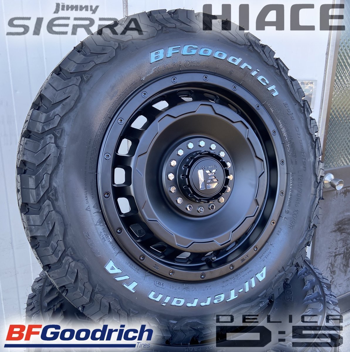 当店 イチオシ!! デリカD5 エクストレイル CX5 タイヤホイール 16インチ SwaGGer BFGoodrich オールテレーン KO2 215/70R16 ホワイトレター_画像3