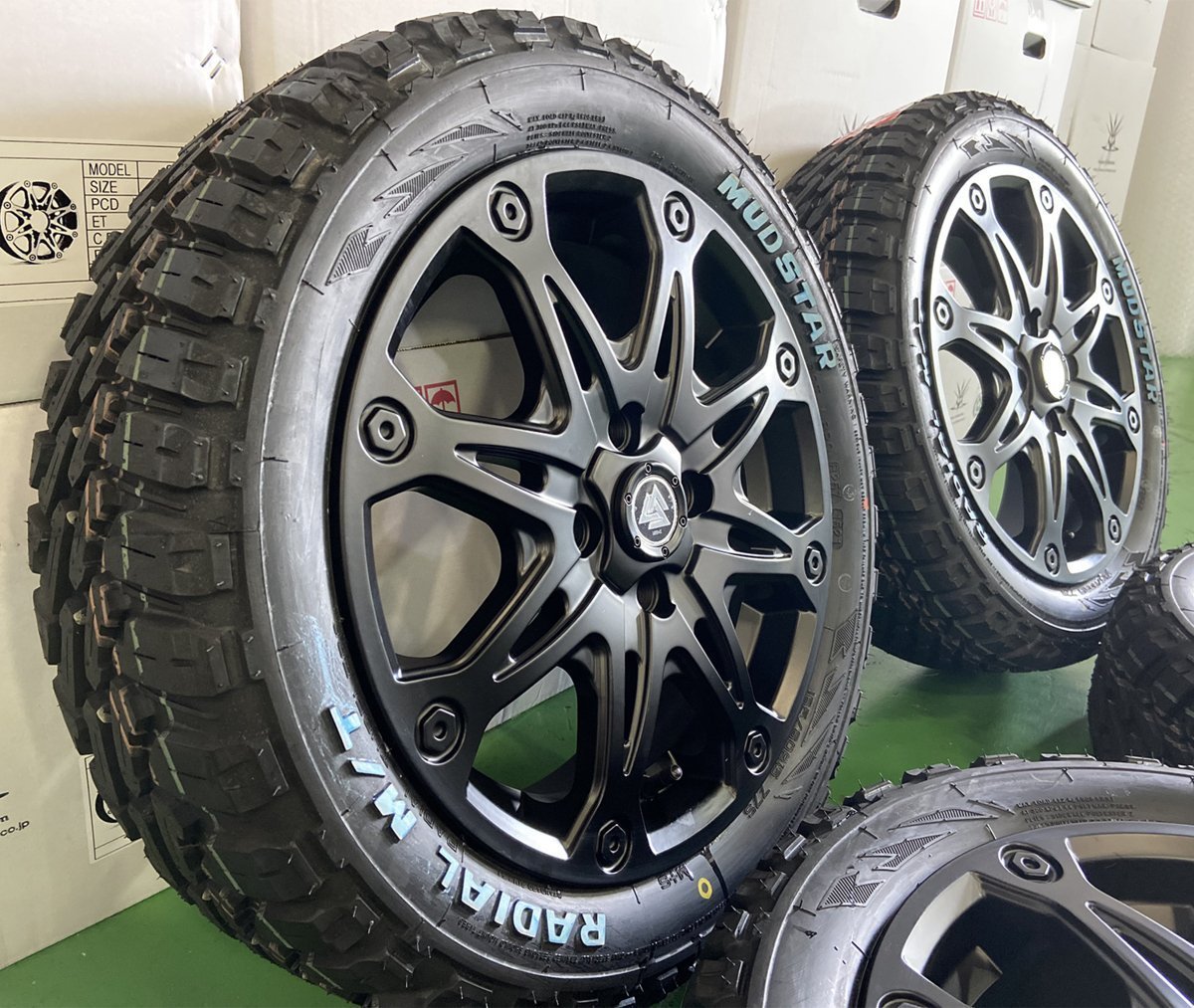 タフト エブリィ ハスラー ハイゼット ウェイク アトレー アゲトラ MUD-X マッドスター ラジアル MT 165/60R15_画像8