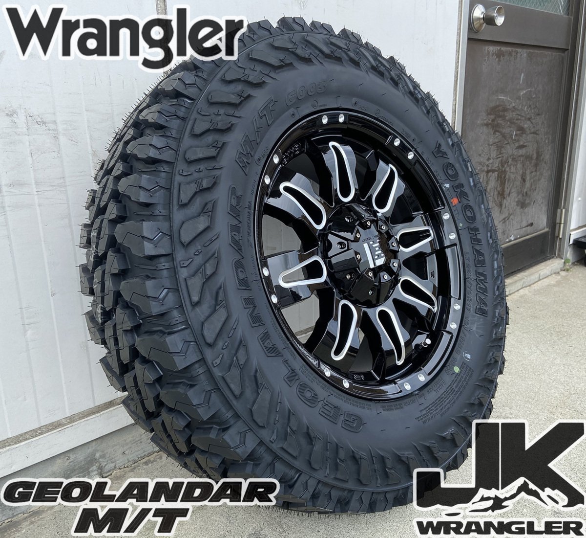 Jeep ラングラー JK JL タイヤホイール Balano ヨコハマ ジオランダー G003 M/T 265/70R17 285/70R17 アウトドア_画像5