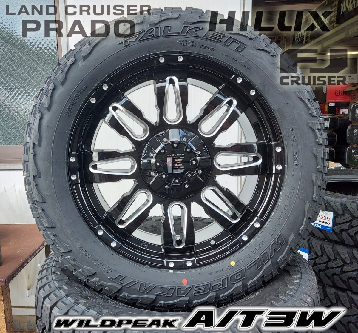 LEXXEL Balano エスカレード タホ ナビゲーター ランクル300 20インチ ファルケン WILDEPEAK A/T03W 275/55R20 285/55R20_画像4