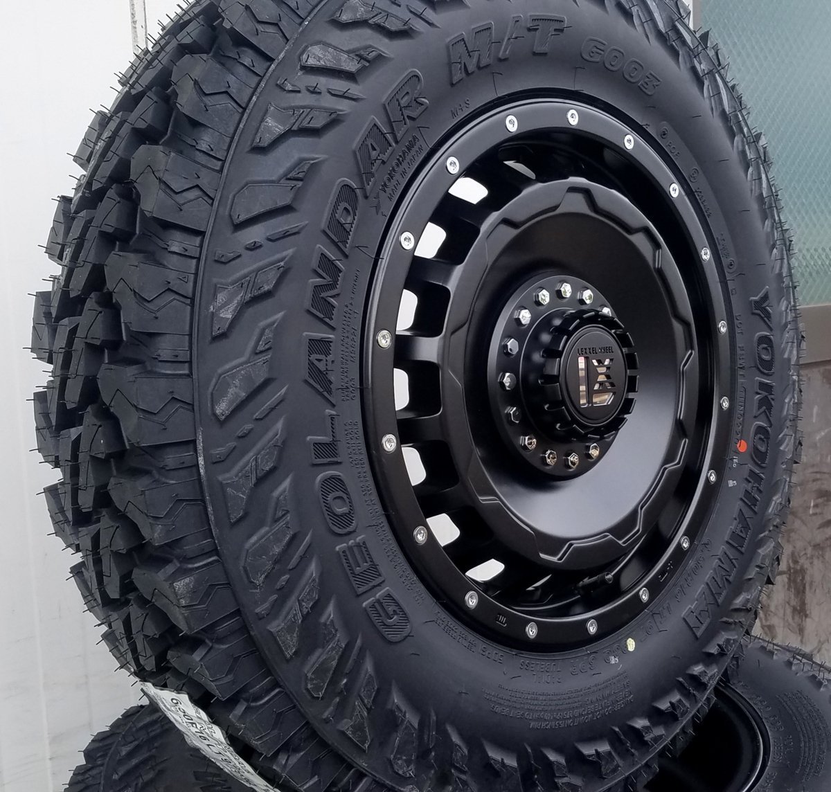 デリカ D5 エクストレイル RAV4 クロスロード ヨコハマ ジオランダー MT G003 225/75R16 タイヤホイールセット 16インチ マッドタイヤ_画像5