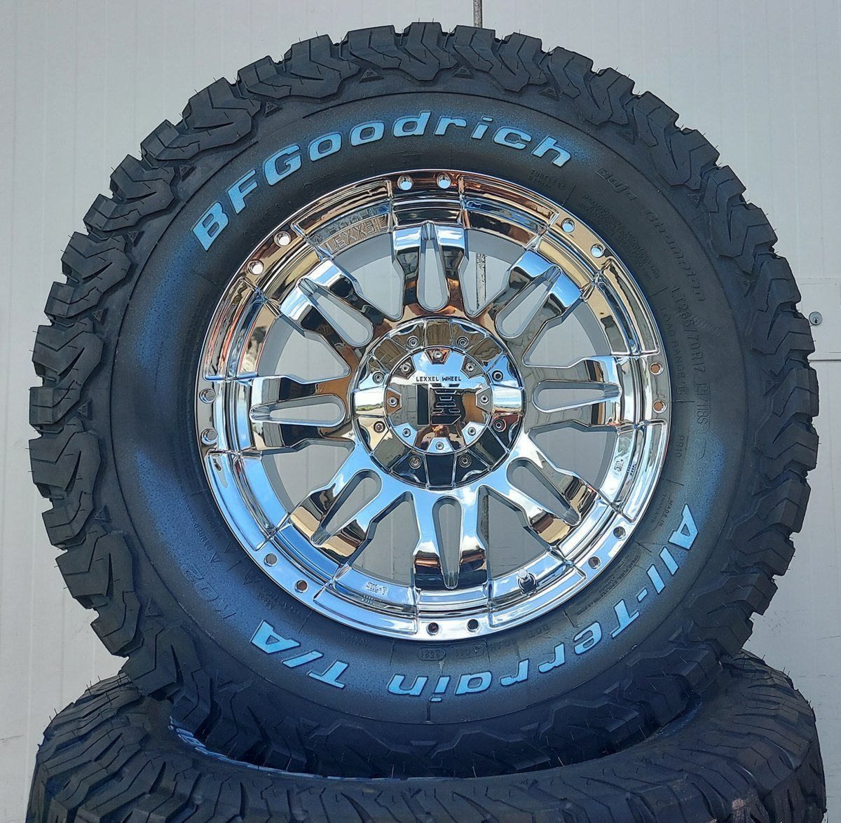 メッキ Balano JL JK ラングラー D5 RAV4 エクストレイル CX8 17インチ BF ALLTERRAIN KO2 285/70R17 265/70R17 265/65R17 225/70R17_画像1