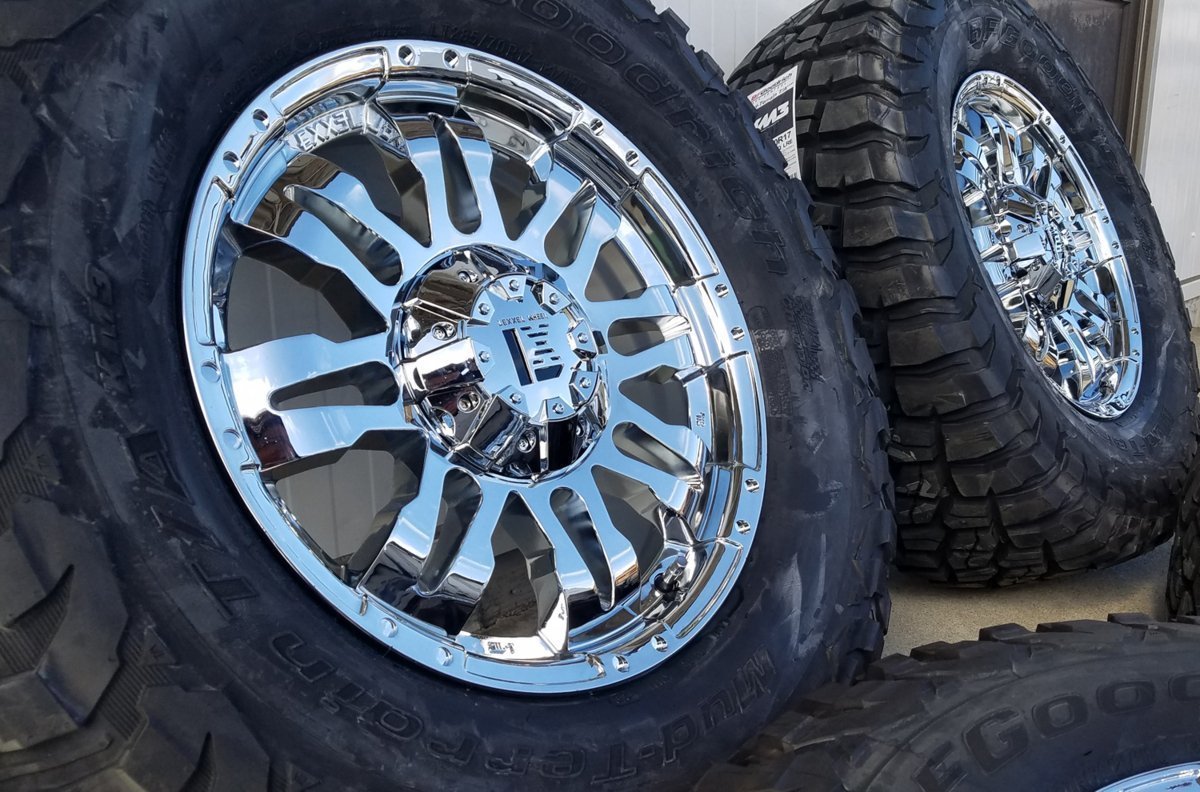  plating Balano Surf Prado FJ Suburban Tahoe H3 Hilux 17 -inch BF Mud Terrain KM3 285/70R17 265/70R17 chrome 