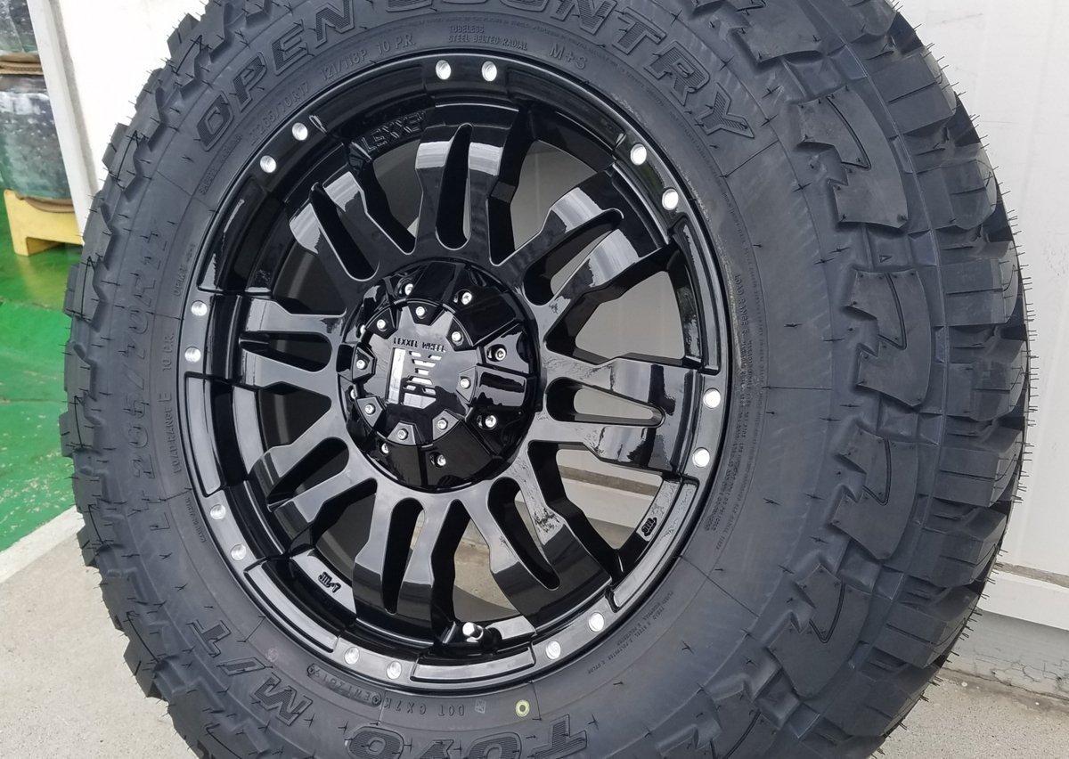 Balano プラド ハイラックス サーフ FJ サバーバン タホ Ｈ3 17インチ トーヨー オープンカントリー MT 265/70R17 265/65R17_画像2